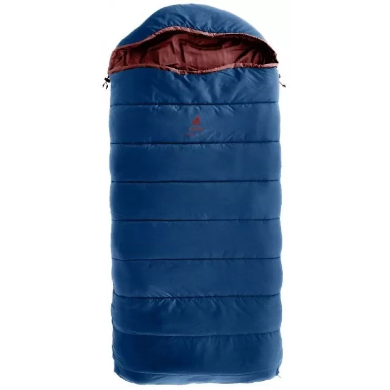 Saco de dormir infantil Deuter Starlight SQ (130-170 cm) - nightblue/redwood