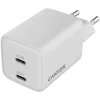 Cargador Canyon CU45CC GaN 45 W 2xPD, blanco (CNS-CUW45CC)