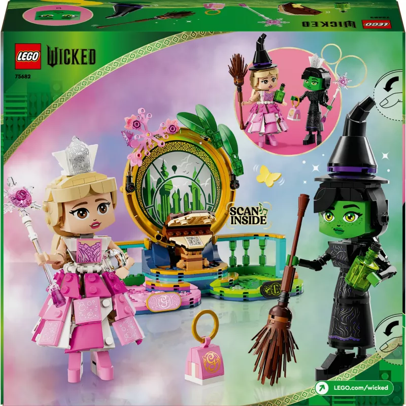 LEGO Wicked Figuras Elphaba y Glinda 75682 – Set de minifiguras de coleccionista