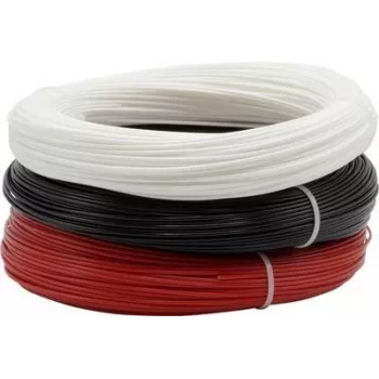 Renkforce RF-4738590 Filamento PETG 1,75 mm 600 g Negro, Blanco, Rojo 1 ud. (RF-4738590)