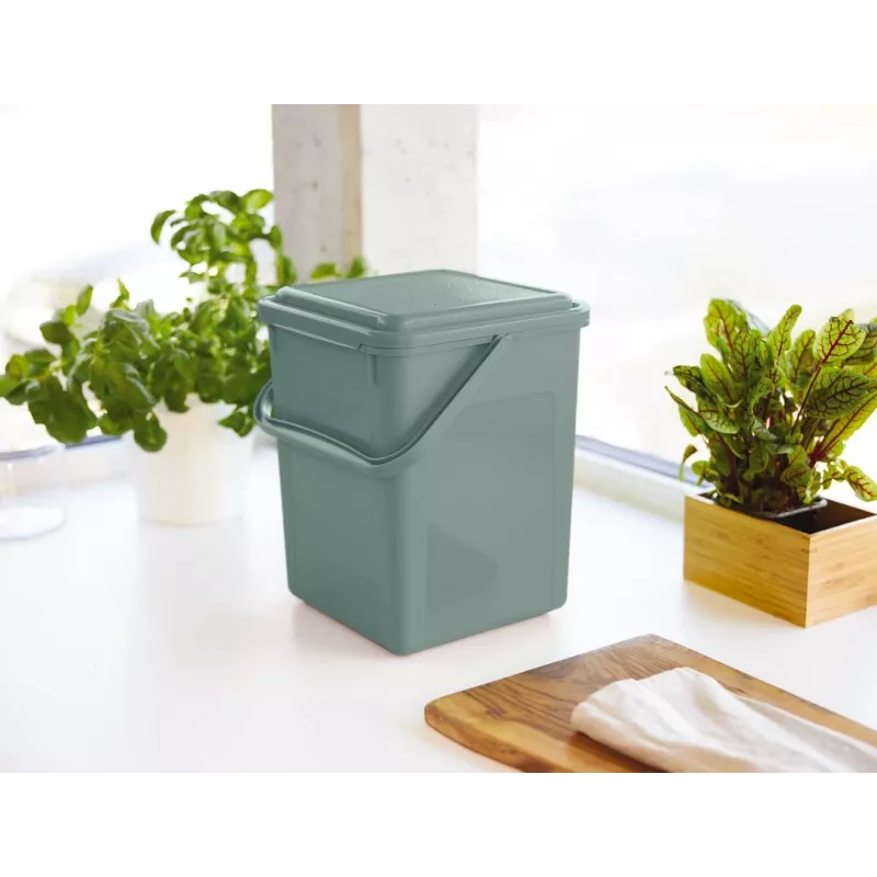 ROTHO Verde - Cubo de reciclaje - 9l