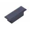 Tapa final para patch panels Extralink SC dúplex, negra, ABS