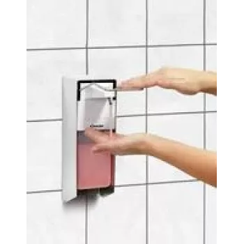 Dispensador de jabón Bartscher PS 0.9 L-W 850008 plata plástico 0,9 l (850008)