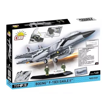 Bloques de construcción Cobi Boeing F-15EX Eagle II set de modelo COIB-5900, kit de escala coleccionable