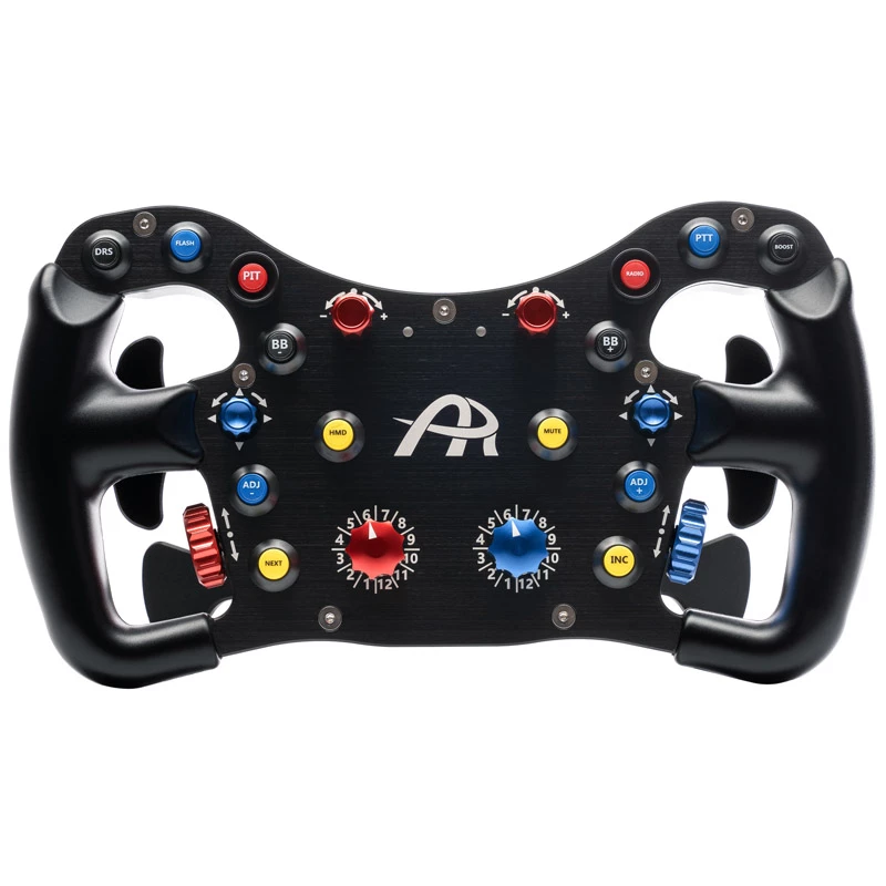 Volante Ascher Racing F64-USB V3 — diseño de mariposa ergonómico, conexión USB