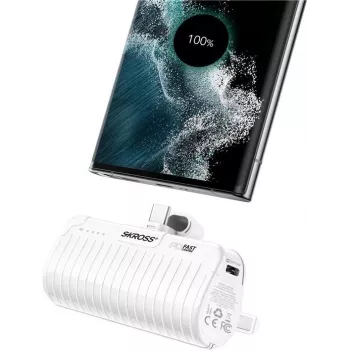 SKROSS Power Stand 18,5 W 5000 mAh - batería externa y soporte para smartphone en (SKPB0003RPSCN)