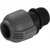 Conector para sistema de riego 25 mm > 1, conector negro/gris