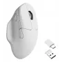 Ratón óptico inalámbrico ambidiestro Keychron M7-A24 30000 DPI RF inalámbrico Bluetooth USB-C blanco