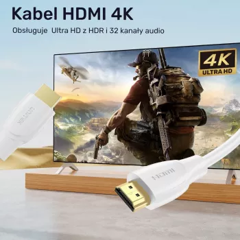 Cable HDMI Unitek C11090AWH03-1M – 1 m, compatible con 4K 60Hz