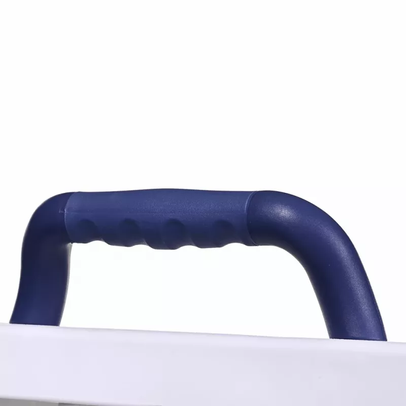Asiento de bañera ActionMed LW300AM con asa de sujeción – ayuda blanca para la bañera, resistente a la humedad, orificio para colgar