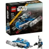 LEGO Star Wars Captain Rex Y-Wing Microfighter, pieza de coleccionista: juguete de nave espacial de las Guerras Clon con una minifigura de personaje para niños a partir de 6 años