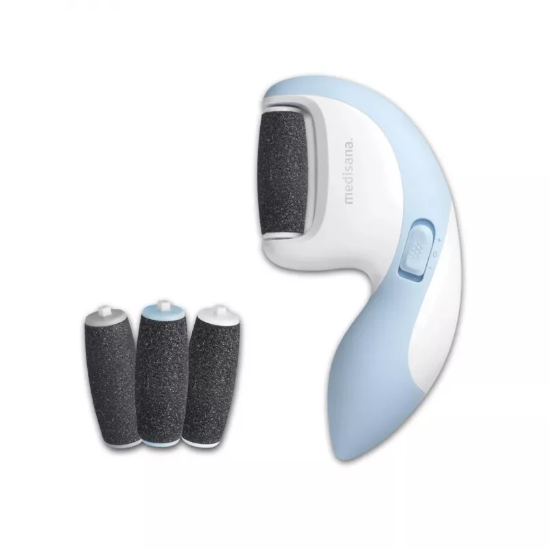 Pulidor de uñas eléctrico Medisana CR 870 – 3 accesorios, azul/blanco