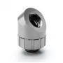 Bitspower Artemis BPM-AT45R-PG conector giratorio de 45°, gris platino