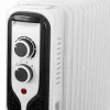 Adler | Radiador de aceite | AD 7816 | Radiador de aceite | 2000 W | Número de niveles de potencia 3 | Apto para estancias de hasta m2 | Blanco