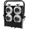 Deslumbrador halógeno EUROLITE Audience Blinder 4×PAR-36 negro — deslumbrador de escenario de 4 lámparas