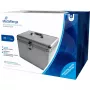 Caja MediaRange BOX75 para 200 discos plateado
