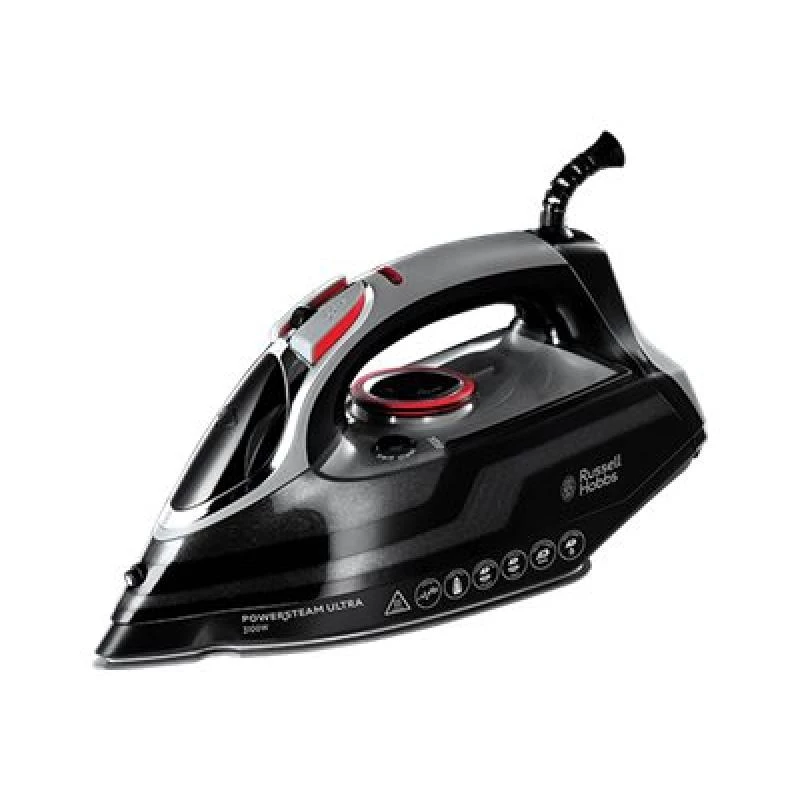 Russell Hobbs 20630-56 plancha planchado en seco y con vapor suela cerámica 3100 W negra, gris