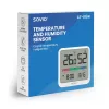 Sensor de temperatura y humedad interior SAVIO CT-01/W, pantalla LCD, -10–55 °C, 10–99 % HR, pila CR2032