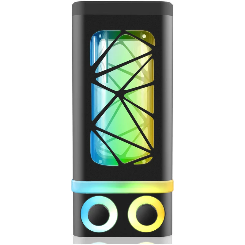 Depósito de compensación RAIJINTEK ANTILA PURE R100B 172,5 mm ARGB Negro para refrigeración líquida personalizada