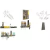 Set de ganchos allit StorePlus Flex M 40,60 cm 16
