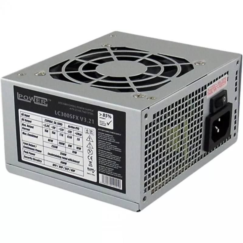 LC-Power LC-1400MI-300SFX Caja de ordenador Micro Tower Negra