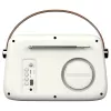Radio portátil SAVIO RS-02 — sintonizador FM analógico, Bluetooth 5.3, alimentación por USB, 3 W, blanco