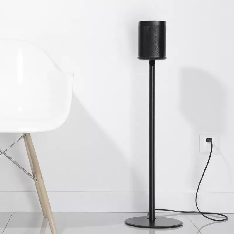 Soporte de suelo MACLEAN MC-841 para un altavoz Sonos, altura ajustable, base estable