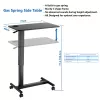Mesa regulable en altura up up Forseti B-1-20TMF negra – mesa de trabajo regulable en altura
