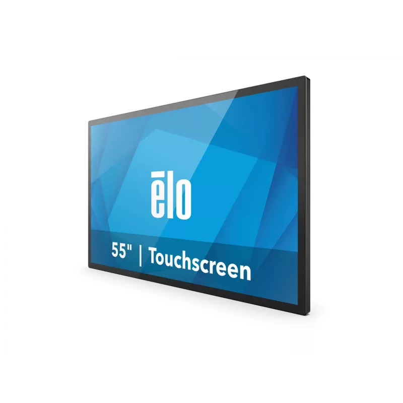 Monitor táctil Elo 5554L, 138,6 cm (54,6 inch), capacitivo proyectado, 4K, USB-C, Ethernet, kit, negro (16:9), 138,6 cm (54,6 inch), capacitivo proyectado, multitáctil (40 puntos), resolución