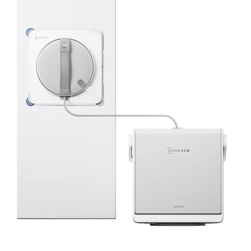 Ecovacs Winbot W2S Omni robot limpiacristales blanco gris WG893-12 WG89312 (WG893-12)