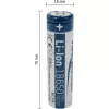 ANSMANN - Batería 18650 - Li-Ion - 2600 mAh - 9,36 Wh - Plata (1307-0000)