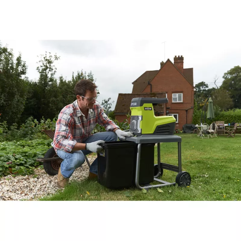 Ryobi RSH3045U - Trituradora - Eléctrica - 3000 W - Capacidad de corte: 45 mm - 21 kg