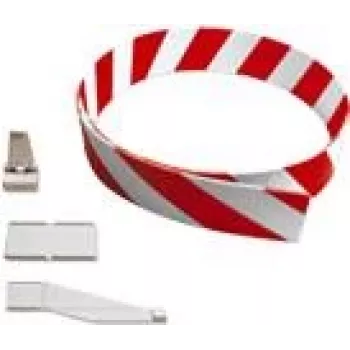 Set de accesorios para vehículos de juguete y pistas de carreras CARRERA 85220, 42 piezas, rojo/blanco