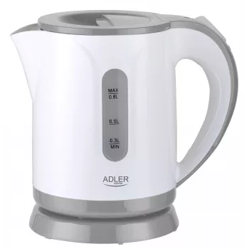 Hervidor 0,8 l AD 1371g blanco-gris