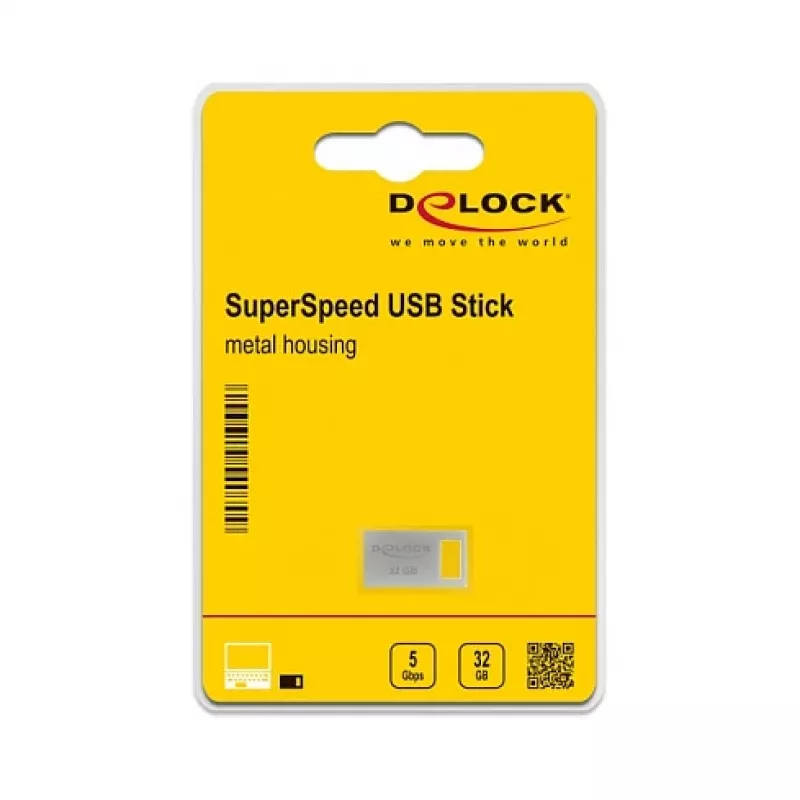 Memoria flash USB DeLOCK 32GB USB Type-A 3.2 Gen 1 54070
