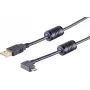 Cable USB S/CONN 13-10001 USB 2.0 1 m negro