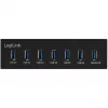LogiLink concentrador USB 3.0, 7 puertos 5,25