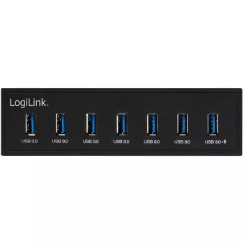 LogiLink concentrador USB 3.0, 7 puertos 5,25