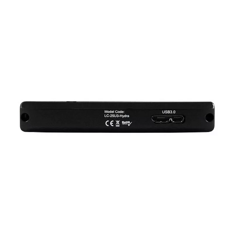 Carcasa HDD LC-Power LC-25U3-Hydra negra 2,5