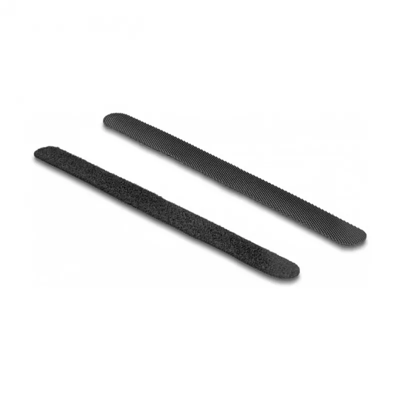 DeLOCK Cinta de velcro para escáner de anillo negra 9 mm x 160 mm