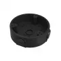 Caja de conexiones Dahua PFA136-B para cámaras domo, aluminio, Ø110x34 mm, negra