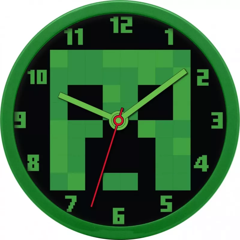 Reloj de pared Minecraft 25 cm