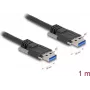 Cable USB DeLOCK 80997 USB 3.2 Gen 1 1 m USB A negro