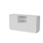 Cómoda Cama Meble LIVERTI 150x42x78 cm, blanco, aglomerado, 1 cajón