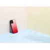 Funda protectora iKins para Apple iPhone 12 / 12 Pro, pink lake con borde negro