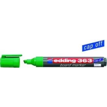Rotulador Edding 363 punta plana verde