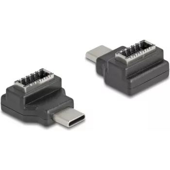 Adaptador DeLOCK 67235 USB Type-C USB Type-E negro