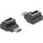 Adaptador DeLOCK 67235 USB Type-C USB Type-E negro