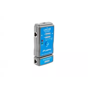 Comprobador de cables de red Lanberg NT-0403 comprobador PoE azul