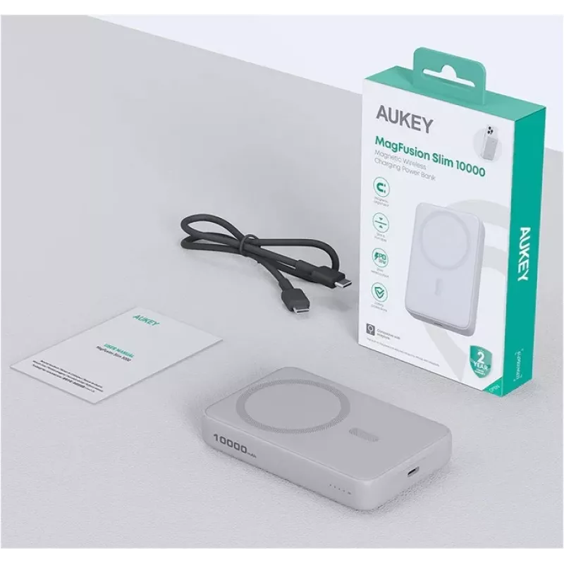Batería externa portátil PB-MS04 blanca 10000mAh